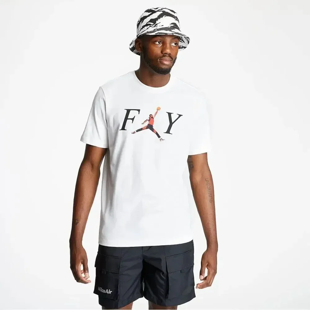 Jordan Fly Crew White Standard Fit T-Shirt